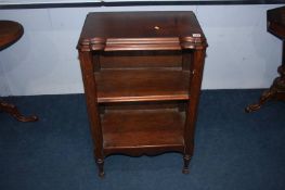 A small Continental open cabinet