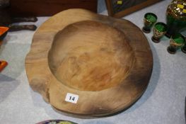 Wood bowl