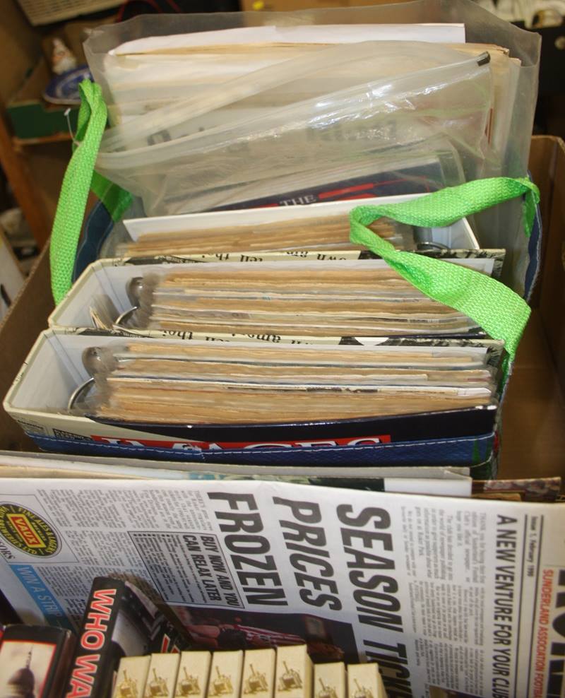 Three boxes including SAFC ephemera - Image 4 of 4