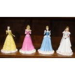 Four Doulton Princesses (4)