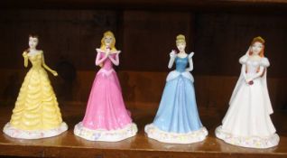 Four Doulton Princesses (4)