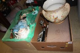 Two boxes of china, various