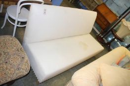 Cream four seater settee