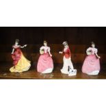 Four Royal Doulton Ladies