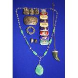 Assorted Oriental jewellery