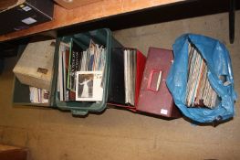 A large quantity of vinyl records, Barbara Streisand etc.