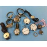 A collection of various wristwatches etc.