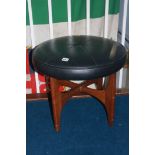 A G Plan teak circular stool