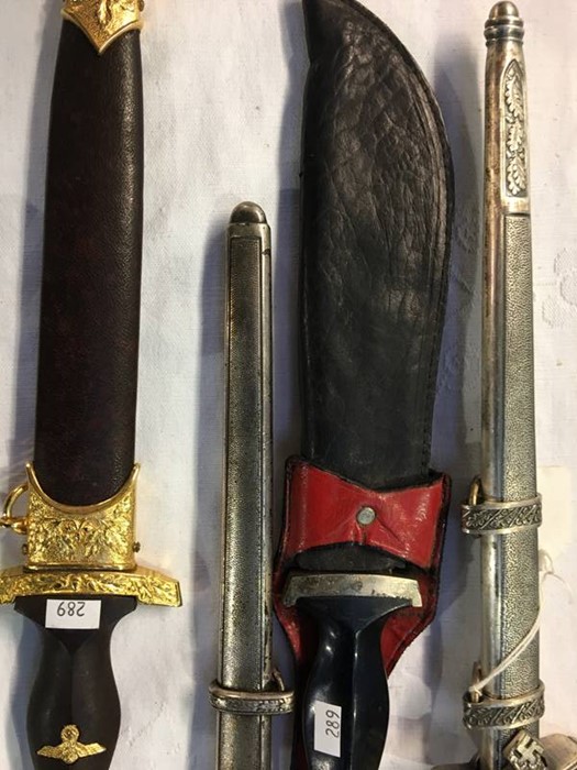 Three replica German daggers and one other - Image 7 of 14