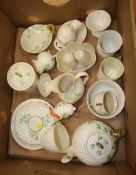 A box of Belleek china