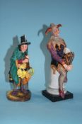 Royal Doulton 'The Mask Seller' and 'The Jester'