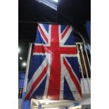 A large linen Union flag
