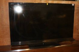 A 40" flat screen 'Sony' TV set