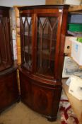 Large reproduction corner cabinet