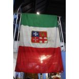 A linen Italian flag