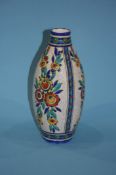 A Boch of Belgium majolica style vase, numbered 948, 26cm height