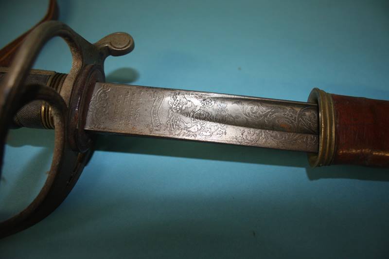 A Cavalry Officers sword, stamped Henry Wilkinson Pall Mall, with service scabbard - Image 2 of 6