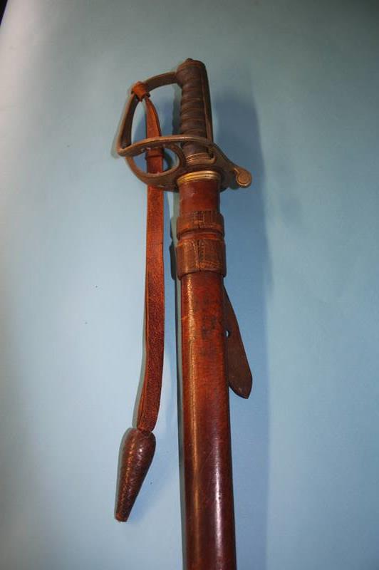 A Cavalry Officers sword, stamped Henry Wilkinson Pall Mall, with service scabbard - Image 6 of 6