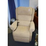 A rise and recliner armchair