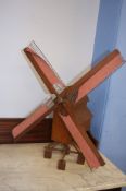 Wooden windmill