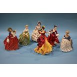 Six Royal Doulton figurines