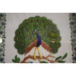 Framed Indian tapestry