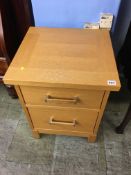 A Chapmans Siesta two drawer chest