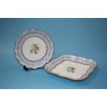 Two Wedgwood cake plates and four side plates
