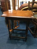 Oak occasional table