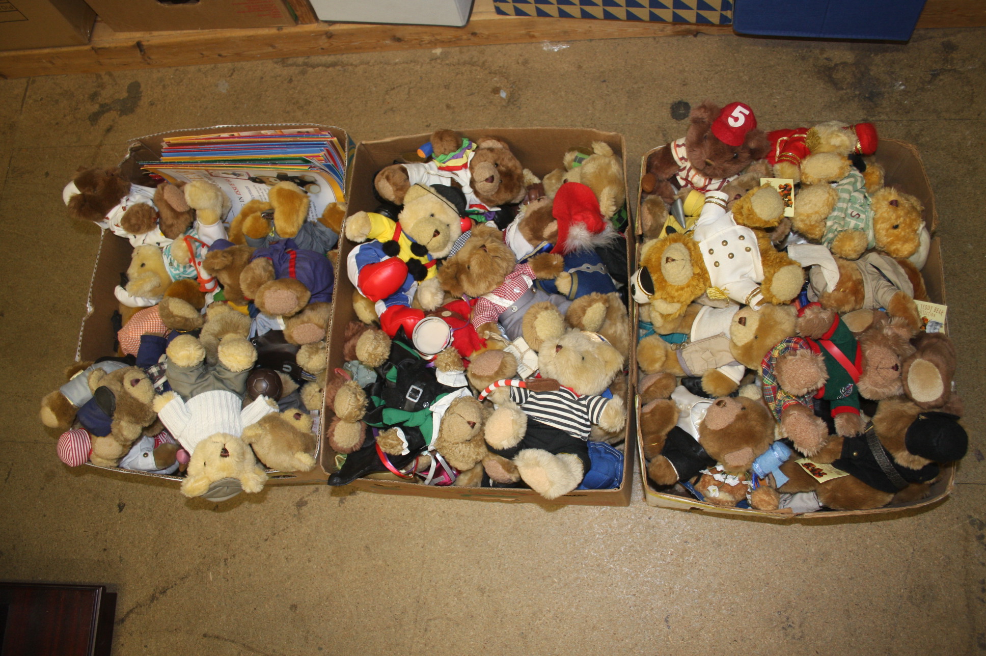 Quantity of teddy bears