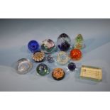 Collection of paperweights