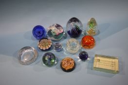 Collection of paperweights