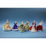 Six Royal Doulton figurines