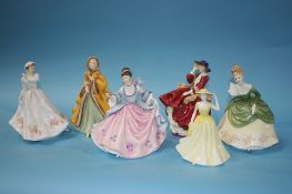 Six Royal Doulton figurines