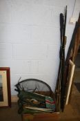 Assorted fishing equipment