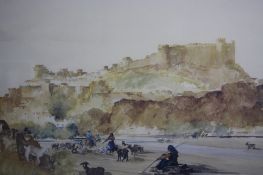 Limited Edition print 246/500, Sir William Russell Flint, blind stamped, 'Middle Eastern Scene