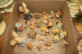 Assorted Pendelfin figures