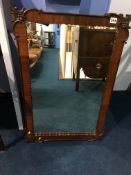 Mahogany framed mirror