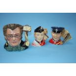 Three Royal Doulton character jugs 'Schubert' and two others