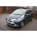 A Toyota Aygo, petrol, March 2016, mileage 2243