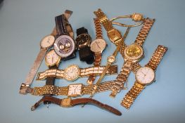 Collection of various wristwatches