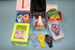 Collection of Toy and Ice watches