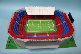 A Cobi model of Barcelona's football stadium 'Camp Nou'