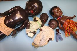 Pedigree doll and four others