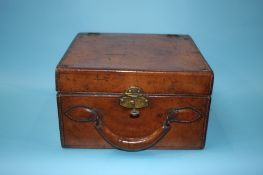 A leather motor car travel case, by S.F. Bowser, Fort Wayne, Indiana, USA