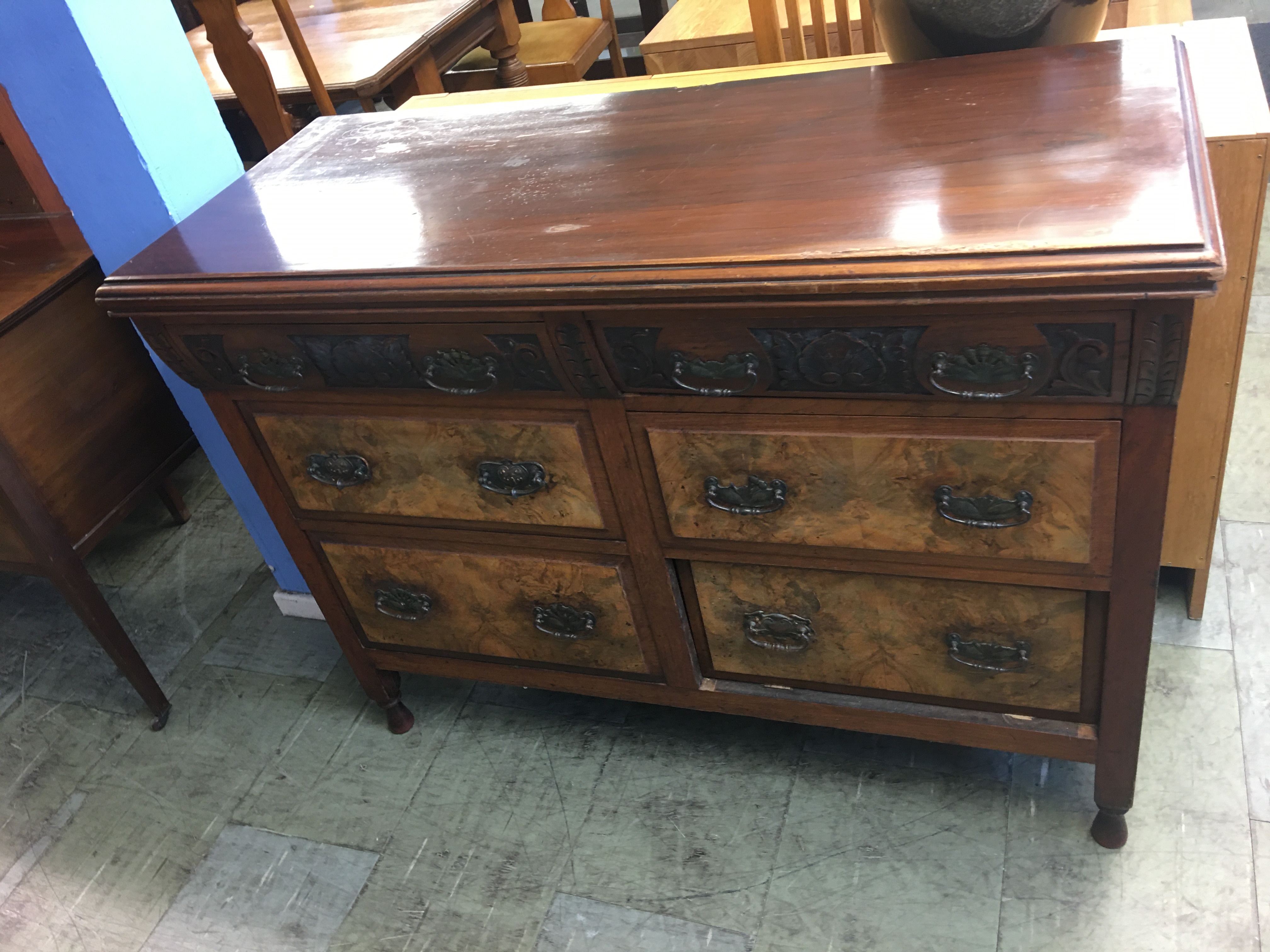 Walnut sideboard