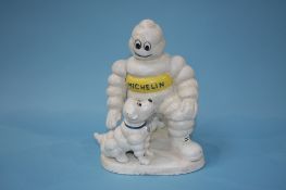 Michelin man with a dog