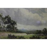 Ralph Halfnight, watercolour, signed, 'Landscape', 23 x 33cm