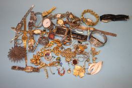 Quantity of costume jewellery, watches etc.