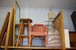 Various stools etc.